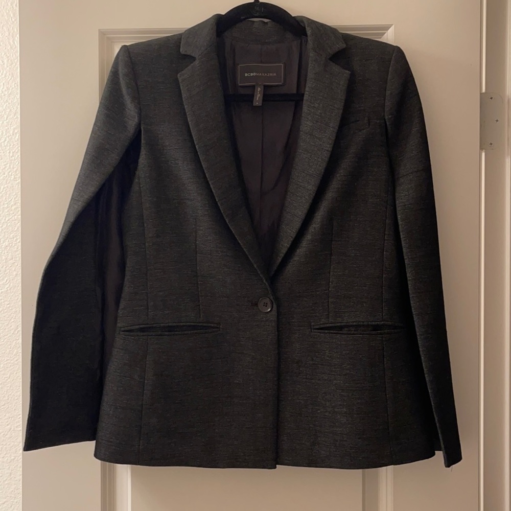 BCBGMaxAzria Tailored Office Cape Blazer Sz S